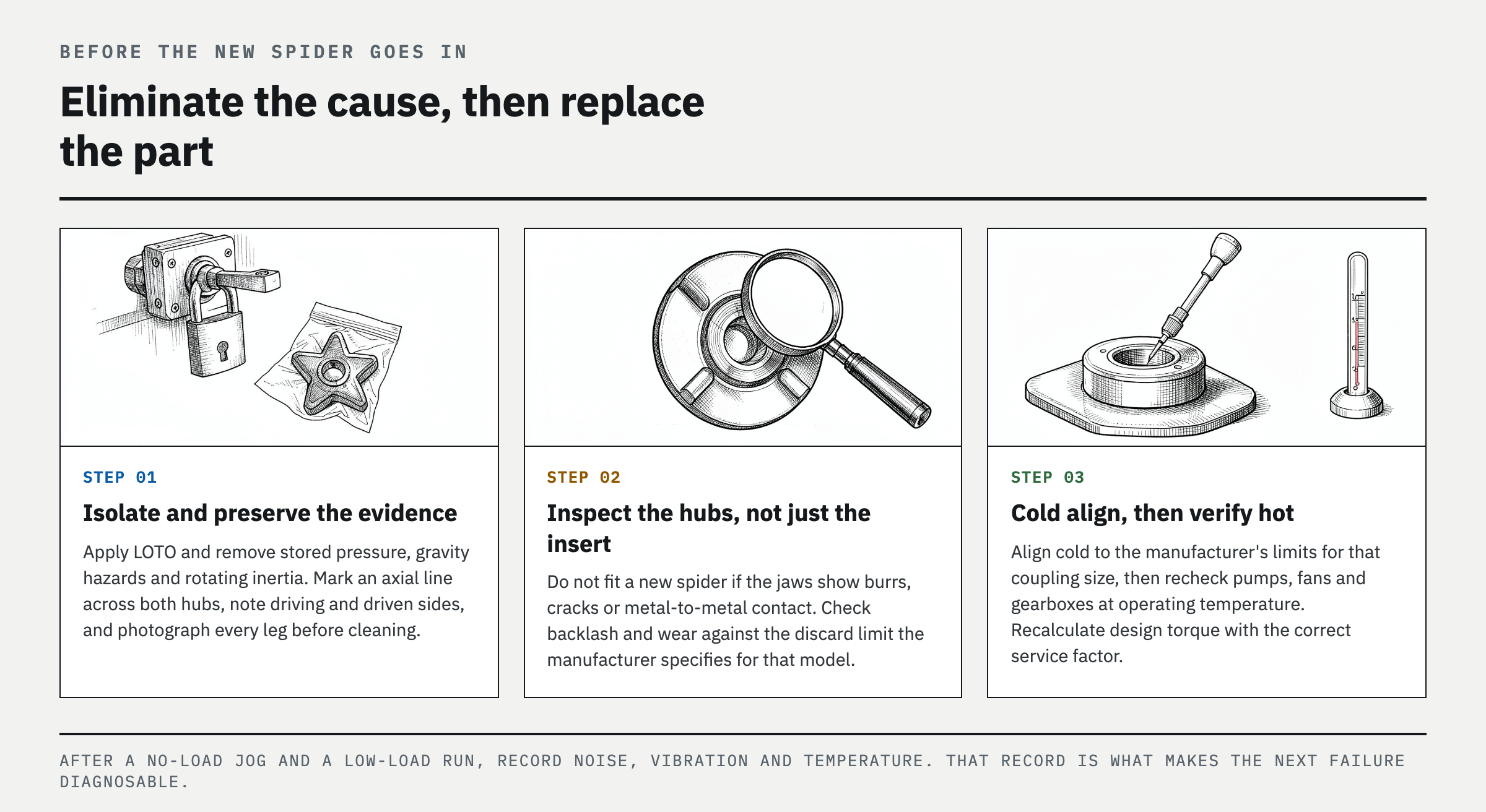 Corrective Procedure: Eliminate the Cause Before Replacing the Part