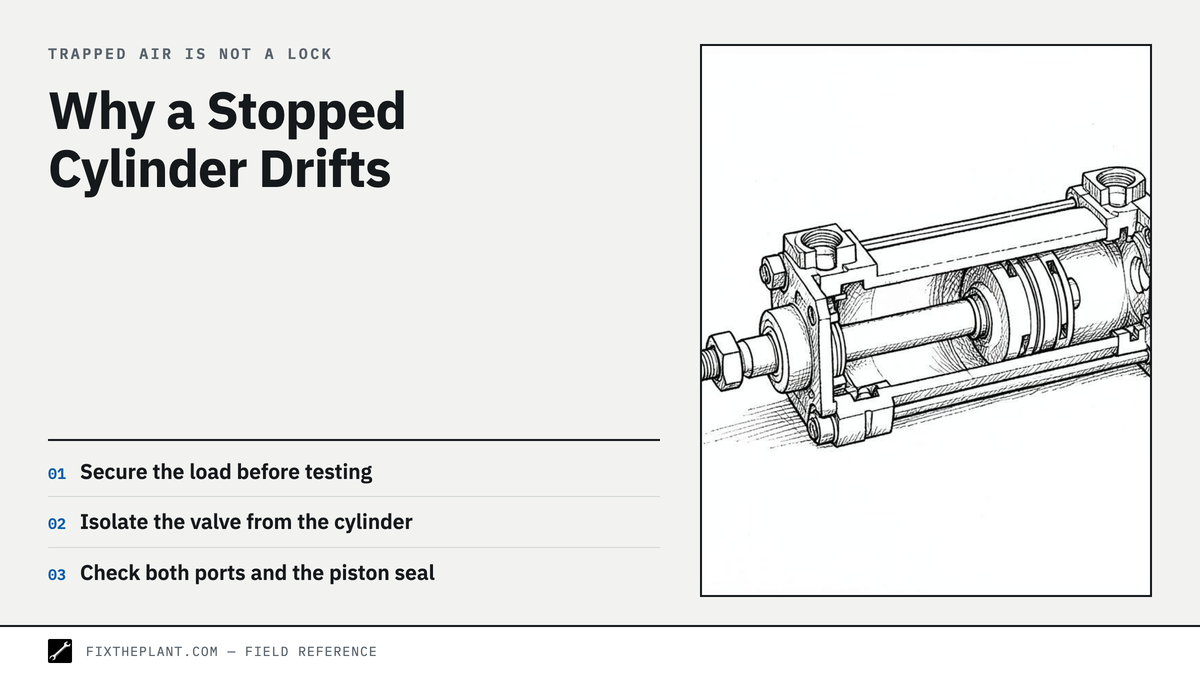 Why a Stopped Pneumatic Cylinder Drifts guide